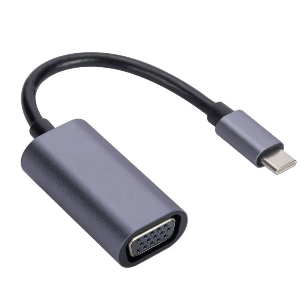 

Компьютер 1080P Type-C для VGA HDTV монитор кабель конвертер USB C для VGA адаптер