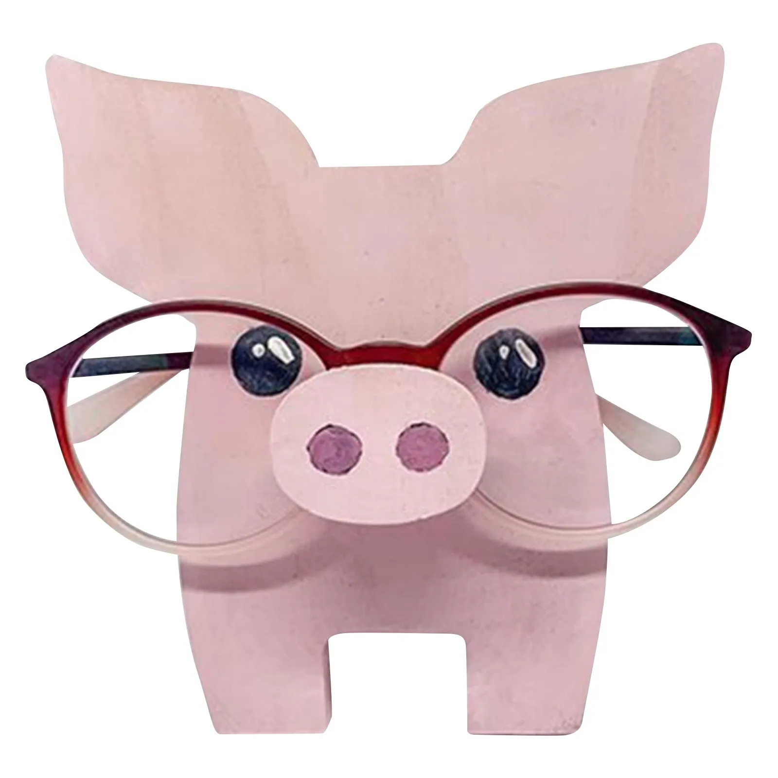 

Украшение для дома и офиса, деревянная оправа для очков с головой свиньи в вечерние животного, праздничное украшение на новый год 2022, товары ...