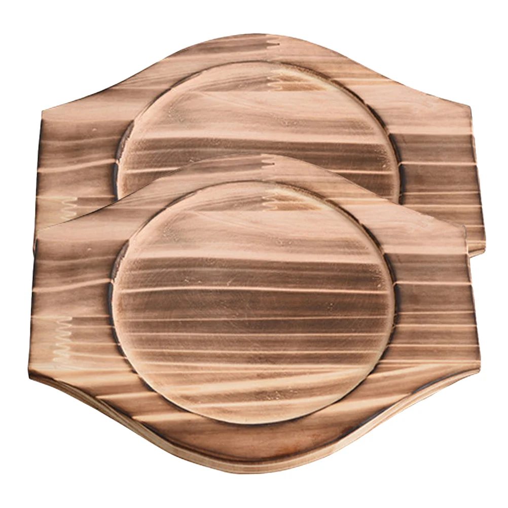 

Pot Holder Casserole Mat Trivet Wood Hot Korean Bowl Wooden Desktop Trivets Dish Bibimbap Mats Kitchen Plate Pads Stone Holders