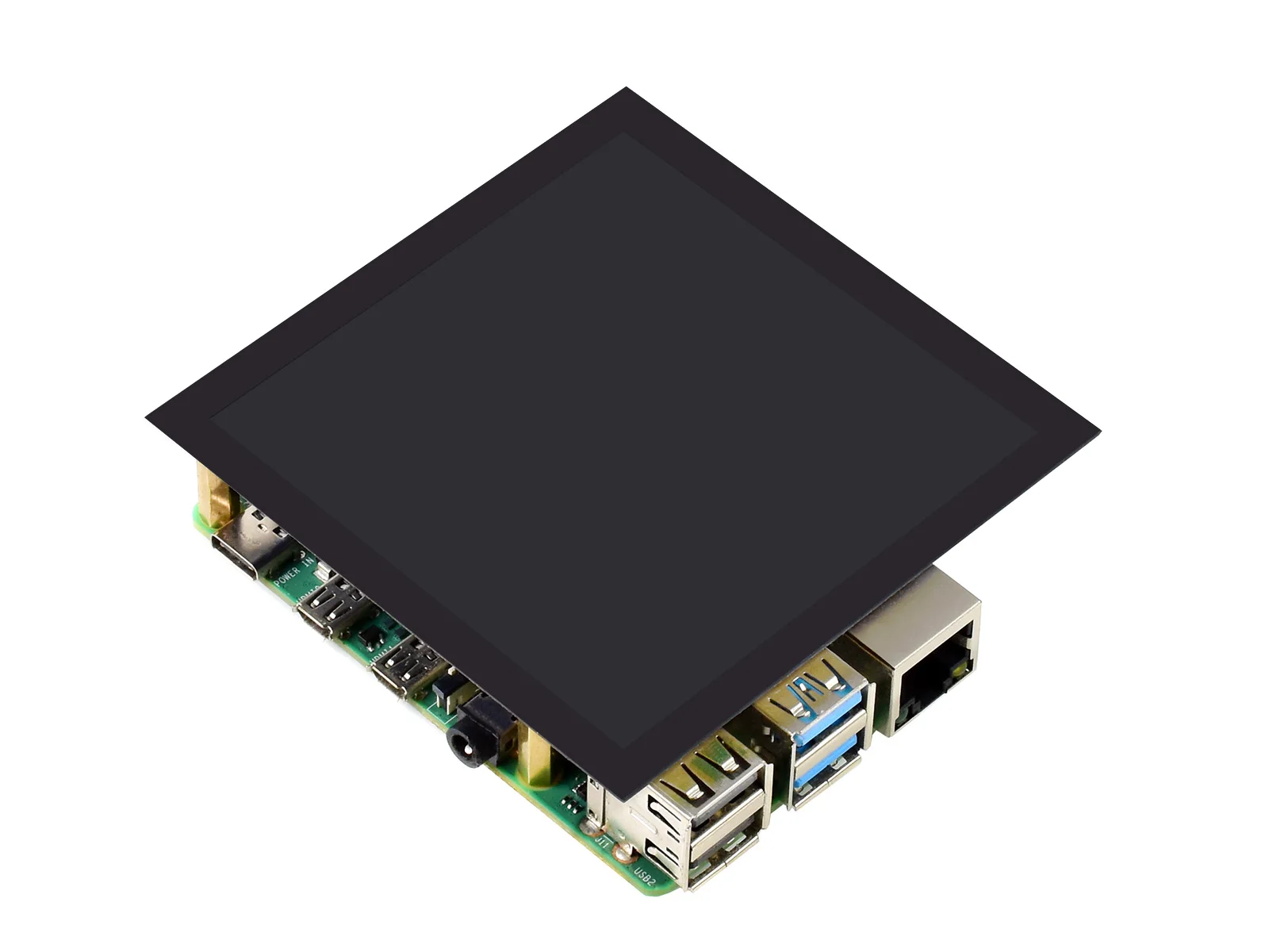 Квадратный емкостный сенсорный ЖК-экран Waveshare 4 дюйма (C) для Raspberry Pi, 720×720, DPI, IPS, с защитным стеклом, низкое энергопотребление (art.: 3920dcba148fa) - 3920dcba148fa
