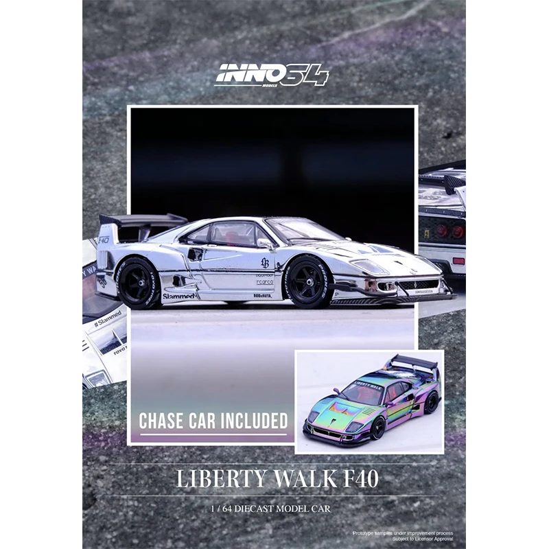 INNO в наличии 1:64 LBWK F40 RX7 FD3S Beijing Exhibition коллекционные литые модели автомобилей
