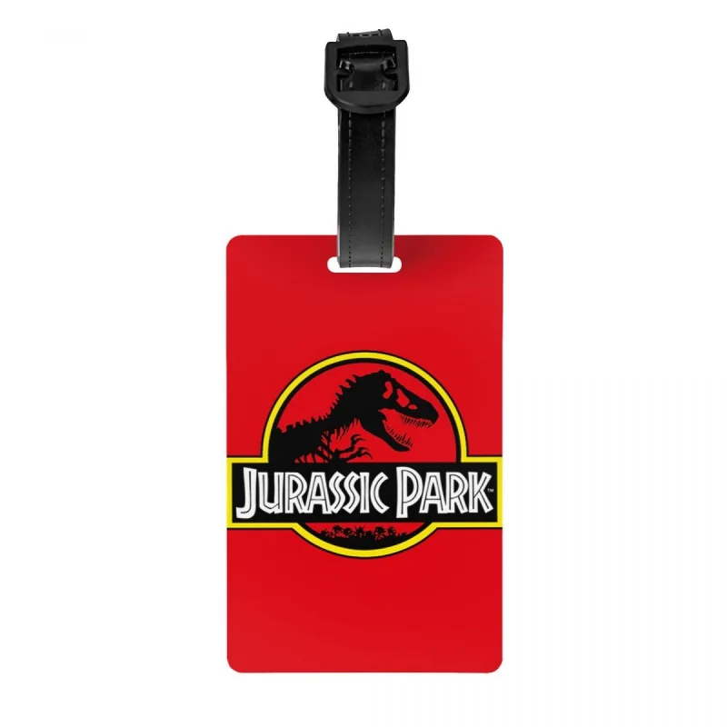 

Jurassic Park Luggage Tags for Suitcases Funny Dinosaur World Baggage Tags Privacy Cover Name ID Card