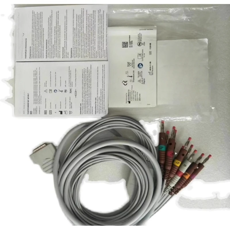 Electrocardiograph lead wire 12 leads MAC1200 MAC800 MAC400 15 pins