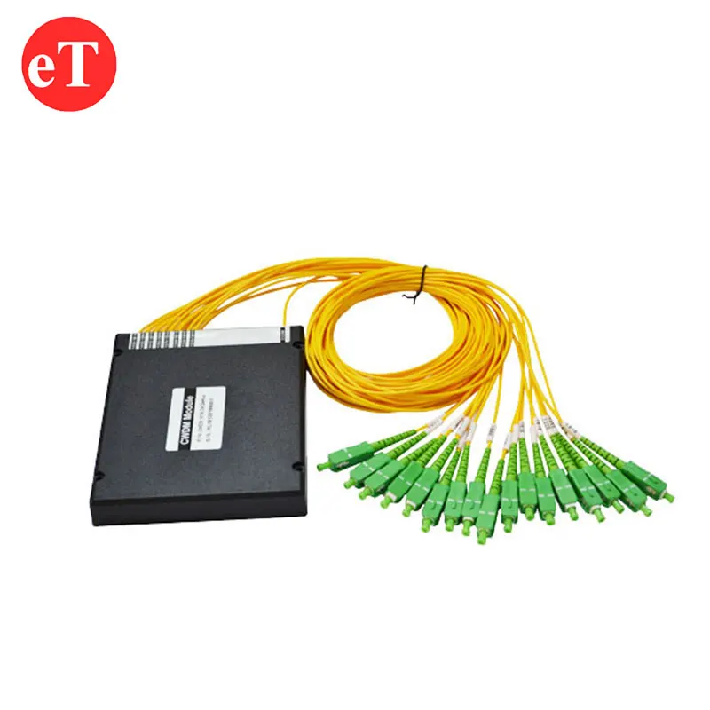 16CH 16 каналов 1260 ~ 1620nm ABS коробка WDM устройство фильтра osma Mux Demux модуль