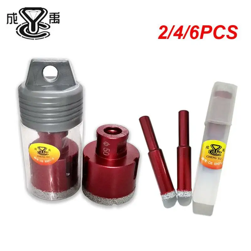 

2/4/6PCS Drill Bit Accessories Hollow Hole Cutter Extractor Remover Tools Hole Opener for Porcelain Bottles Pots
