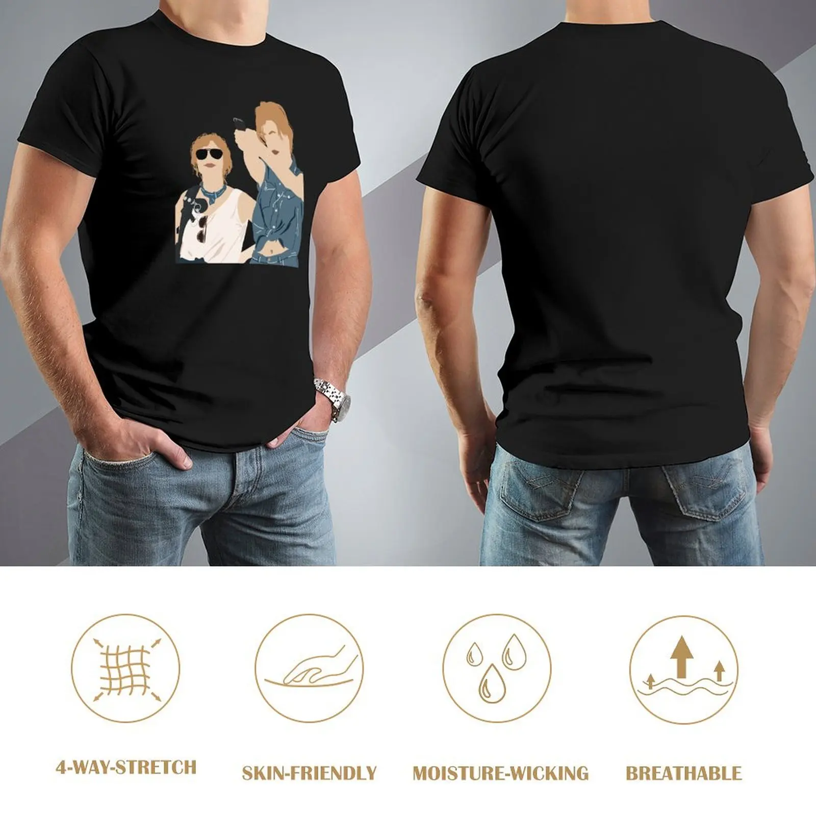 Футболка Тельма и Луиза корейские модные мужские футболки с рисунком аниме