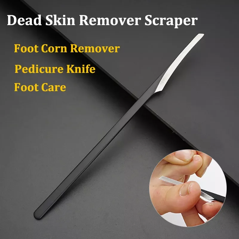 

Steel Foot Corn Remover Pedicure Knife Hand Foot Care Callus Dead Skin Remover Scraper Pedicure Foot Care Tools