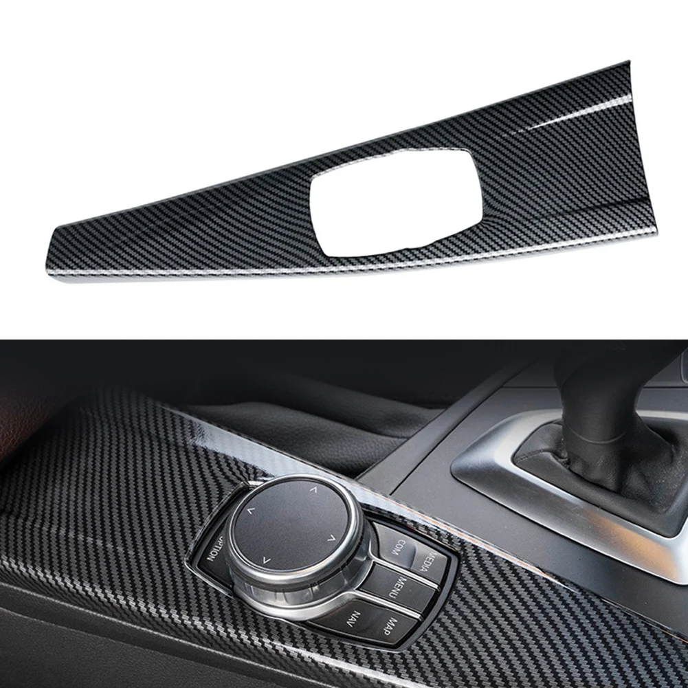 

Car Accessories Decorative Sticker Cover Trim For GT F34 2014-2019 Carbon Fiber Central Control 3 Series F30 2013-2019