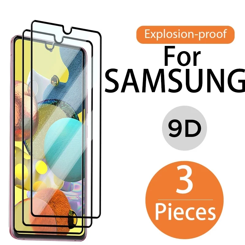 

Explosion Proof 9D Tempered Glass Film For Samsung Galaxy A10 A20 A30 A40 A50 A70 A10E A20E A10S A20S A30S A40S A50S A70S Cover