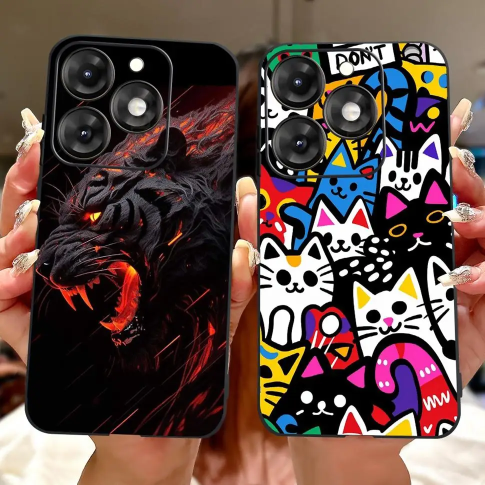 Для ITEL A70 Чехол A665L Популярный чехол с рисунком в виде сердца Мягкий силиконовый