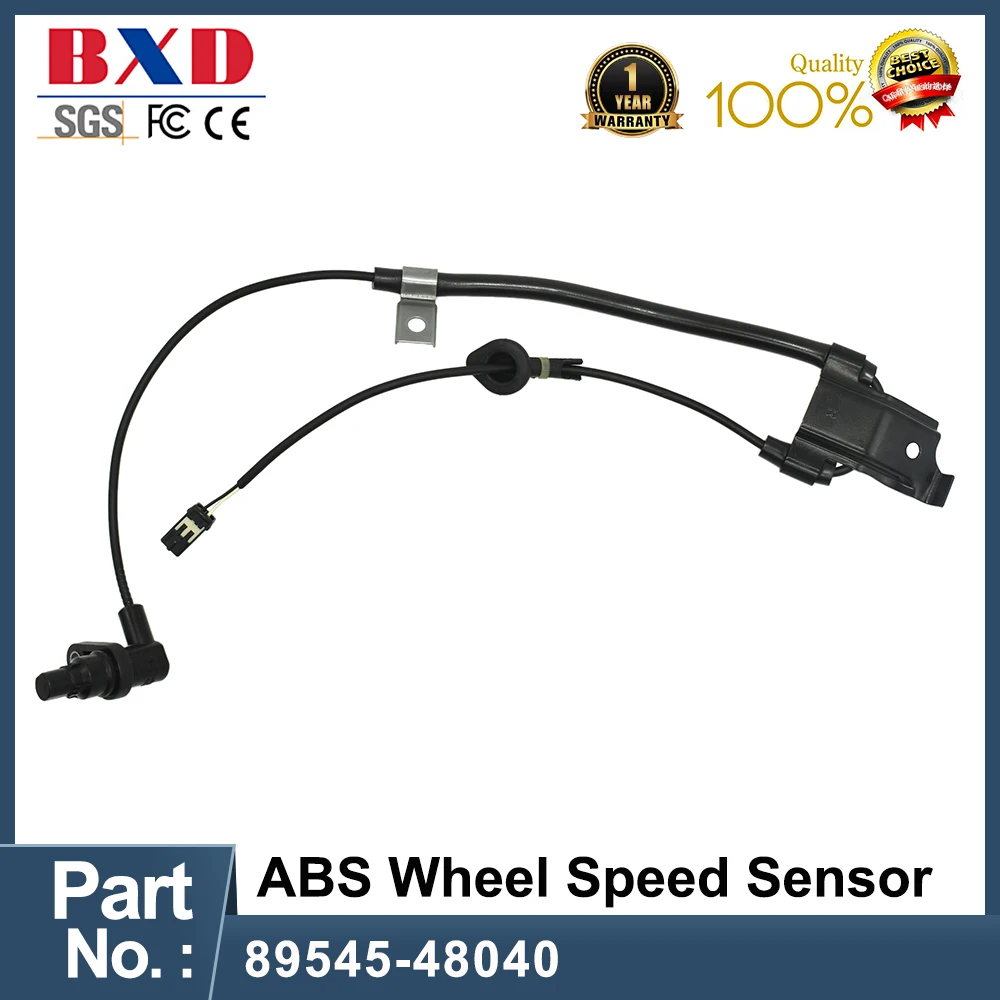 

89545-48040 ABS Wheel Speed Sensor Rear Right For Toyota Highlander 2008-2013 3.5L 2.7L 89545 48040 8954548040 Auto Accessories