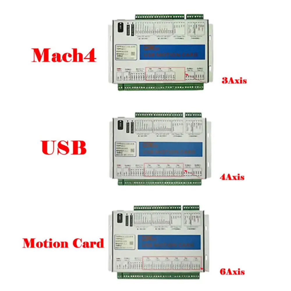 2000 кГц Mach3 Mach4 ЧПУ плата драйвера управления движением 3/4/6 осевой порт USB и Ethernet для