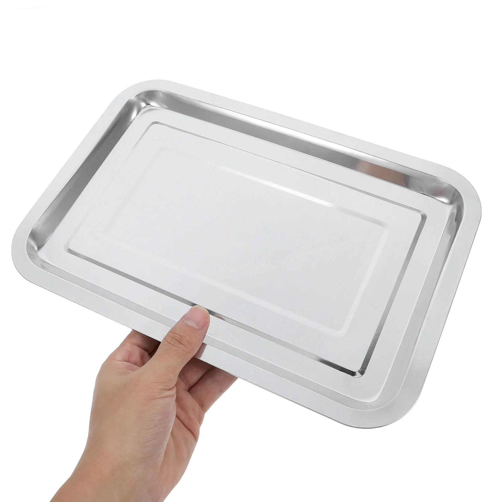 6 шт. квадратная пластина из нержавеющей стали сверхмощная форма для выпечки