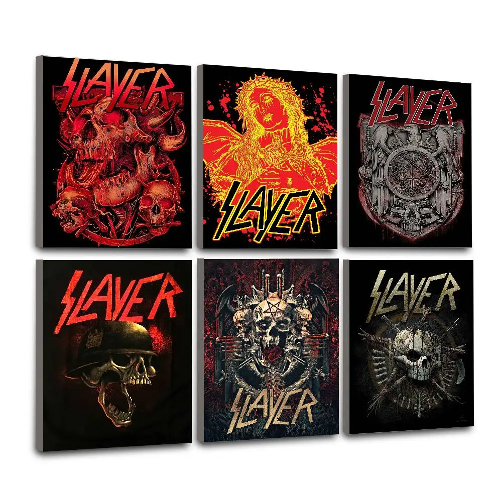 Фото Постер группы S-Slayer, настенное искусство для декора кабинета и гостиной, уникальное украшение для дома, подарок с изображением №1