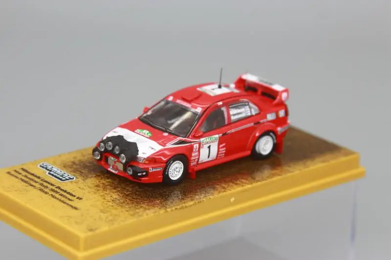Tarmac Works 1:64 Racing Model 1999 Rally WRC Lancer Lancer EVO VI 6th Generation Collection Ornament Gift