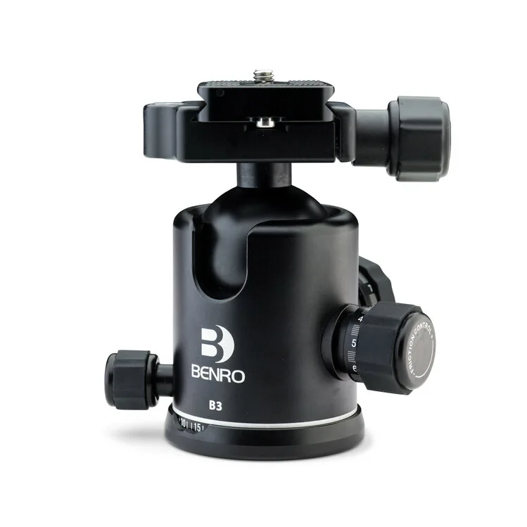 

Aluminum 360 Degree Panoramic Ball Head Professional Tripod Head With QR Plate
