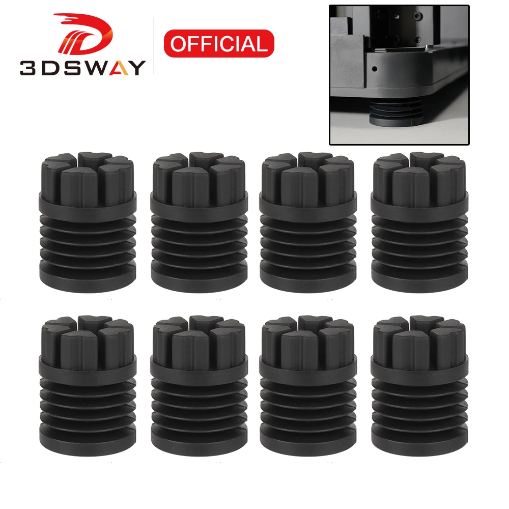 Антивибрационные ножки 3DSWAY для Bambu Lab X1 X1C P1 P1P P1S