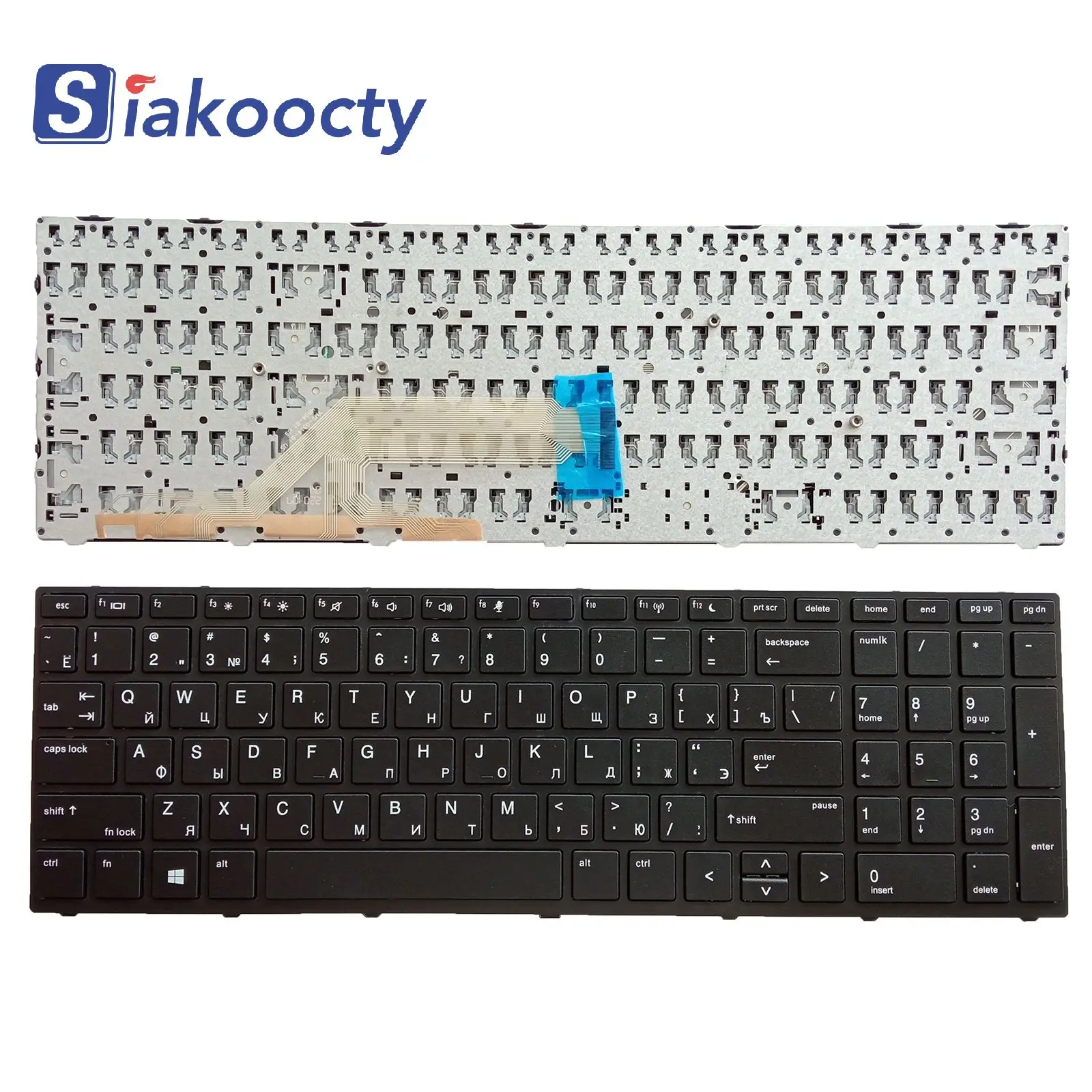 

Wholesale laptop internal keyboard custom for HP Probook 450 G5 455 G5 470 G5 RU Keyboard with Frame L01028-001 L01028-031