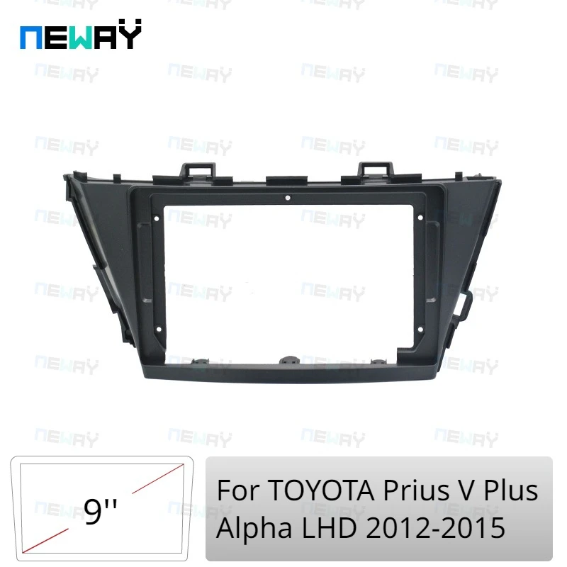 

For TOYOTA Prius V Plus Alpha LHD 2012-2015 car stereo installation frame GPS navigation installation fascia panel
