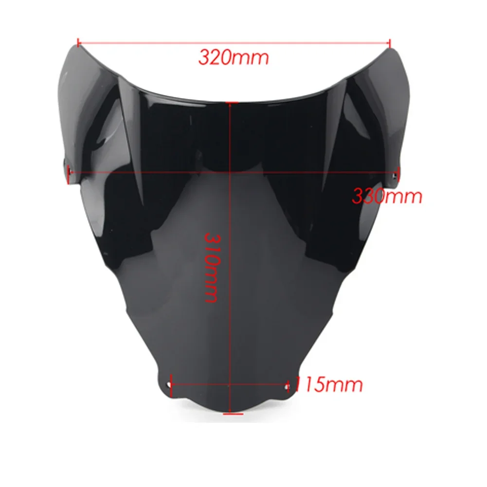 Фото Ветровое стекло для мотоцикла, двойная деталь, для Suzuki SV400 SV650 sv 400 650 1999 2000 2001 2002 №3