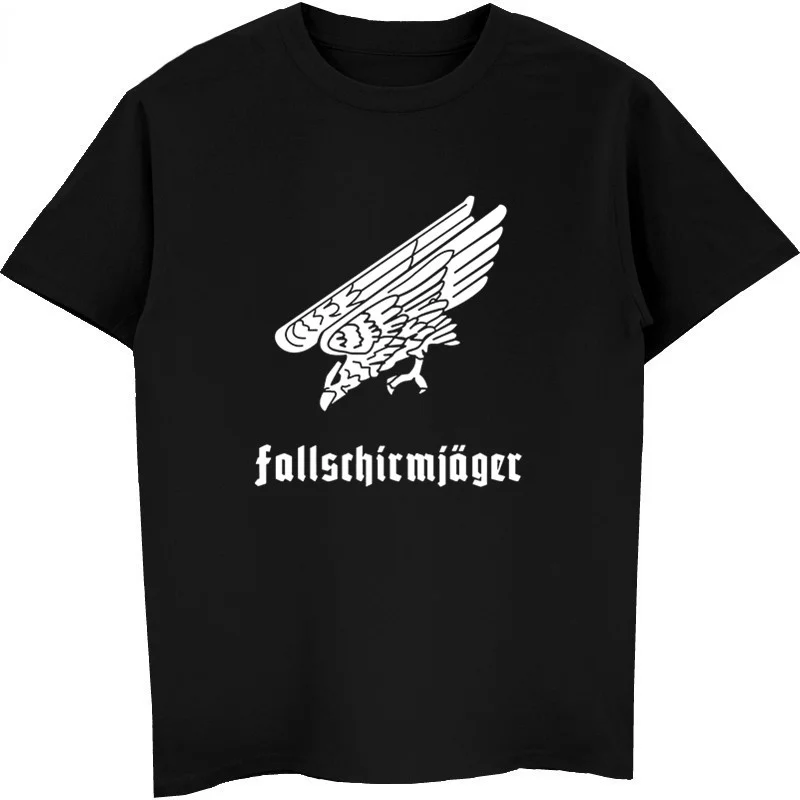 

Men Casual T Shirt German Paratroops Fallschirmjager Eagle TShirt Summer Male Fashion Graphic Tshirts Ropa Hombre Camisetas