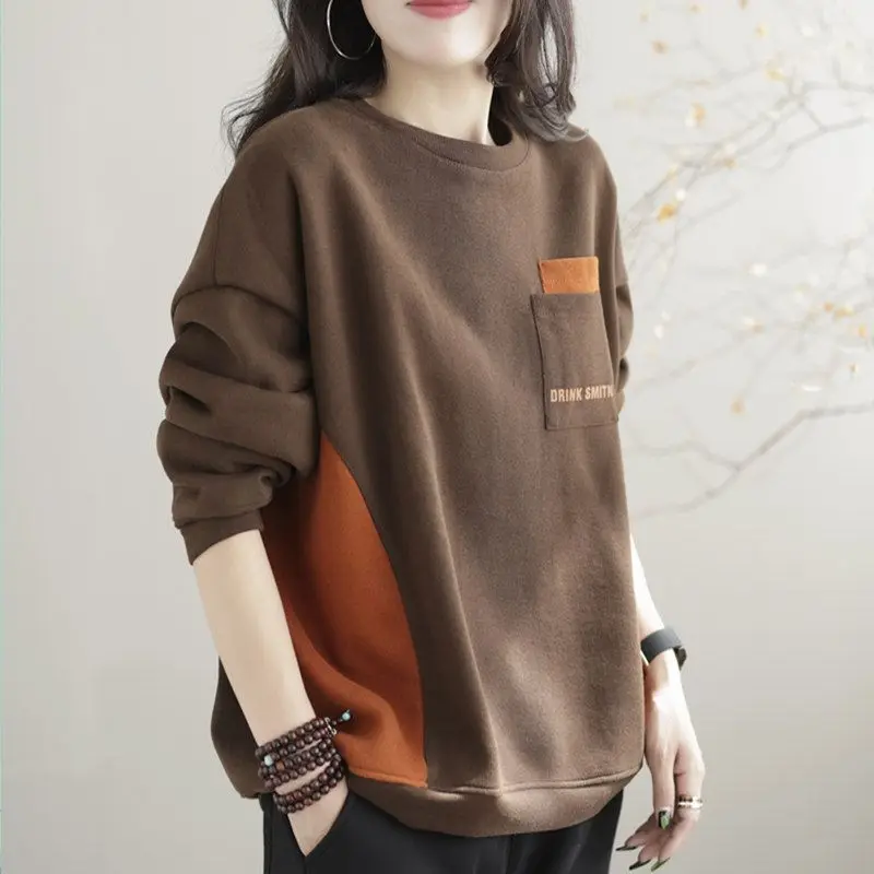 

Pullovers Graphic Green Woman Clothing Black Women's Sweatshirt Brown Basic Dropshiping on Promotion Winter Cold New in Kpop Top