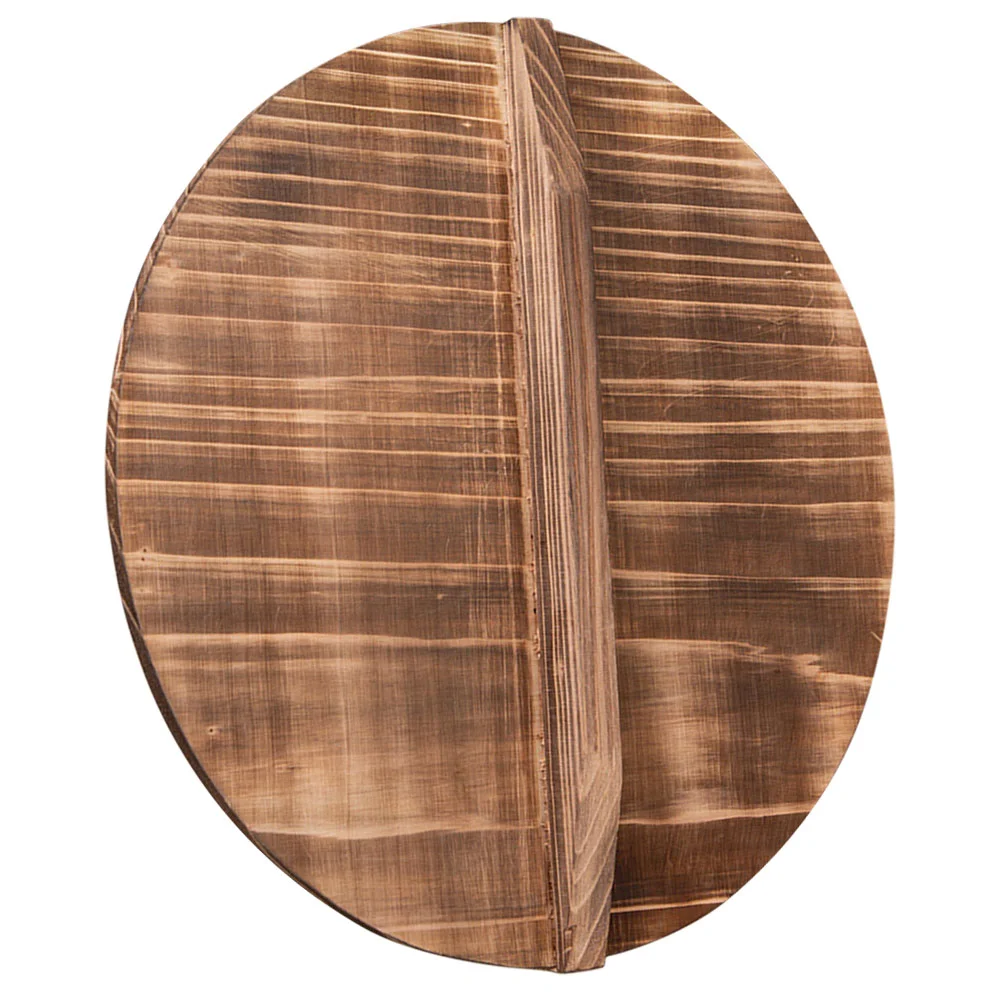 

Tools Wooden Anti-splash Cover Pot Protector Cooking Manual Wok Retro Oil Splashing Protection Kitchen Household