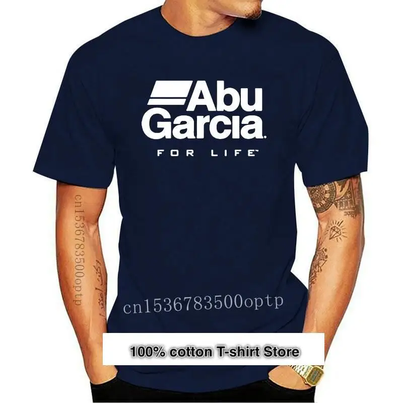 

ABU GARCIA-Camiseta de equipo de pesca para hombre, Camisa de algodón 2021, a la moda, de marca, newest, 100%