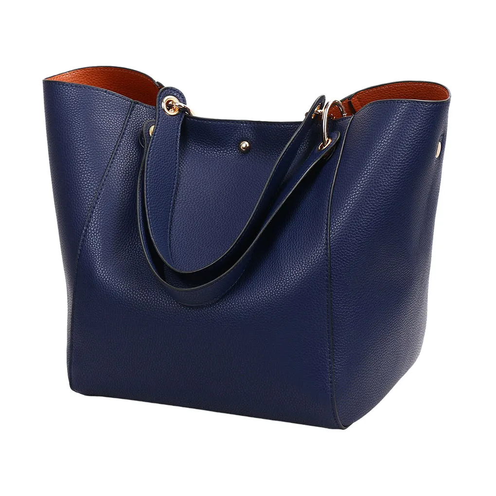 2 шт. женские повседневные сумки из ПУ кожи