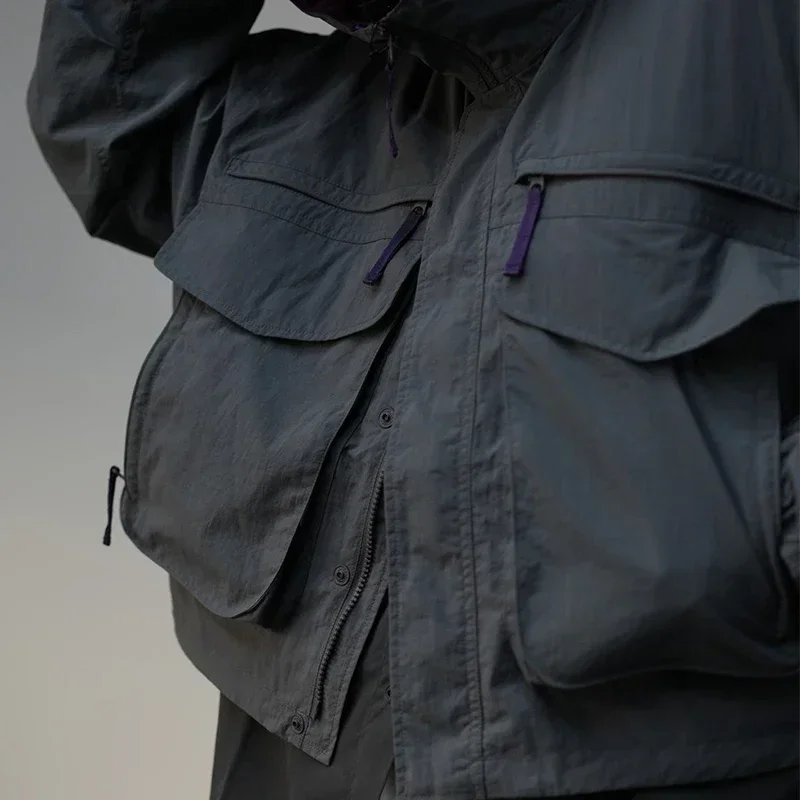 22AW Pier39s Япония уличная функциональная мужская и женская куртка с несколькими