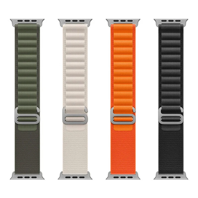 Alpine Loop strap For Apple Watch Band 49mm 45mm 41mm 44mm 40mm Nylon Replacement Bracelet iwatch series 3 5 SE 6 7 8 Ultra