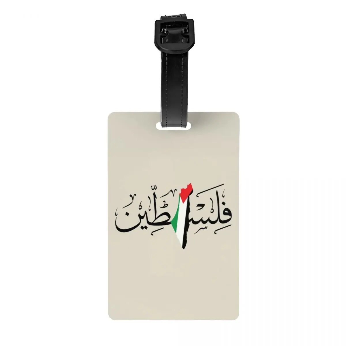 

Palestine Arabic Name With Palestinian Flag Map Luggage Tag Custom Patriotic Baggage Tags Privacy Cover ID Label