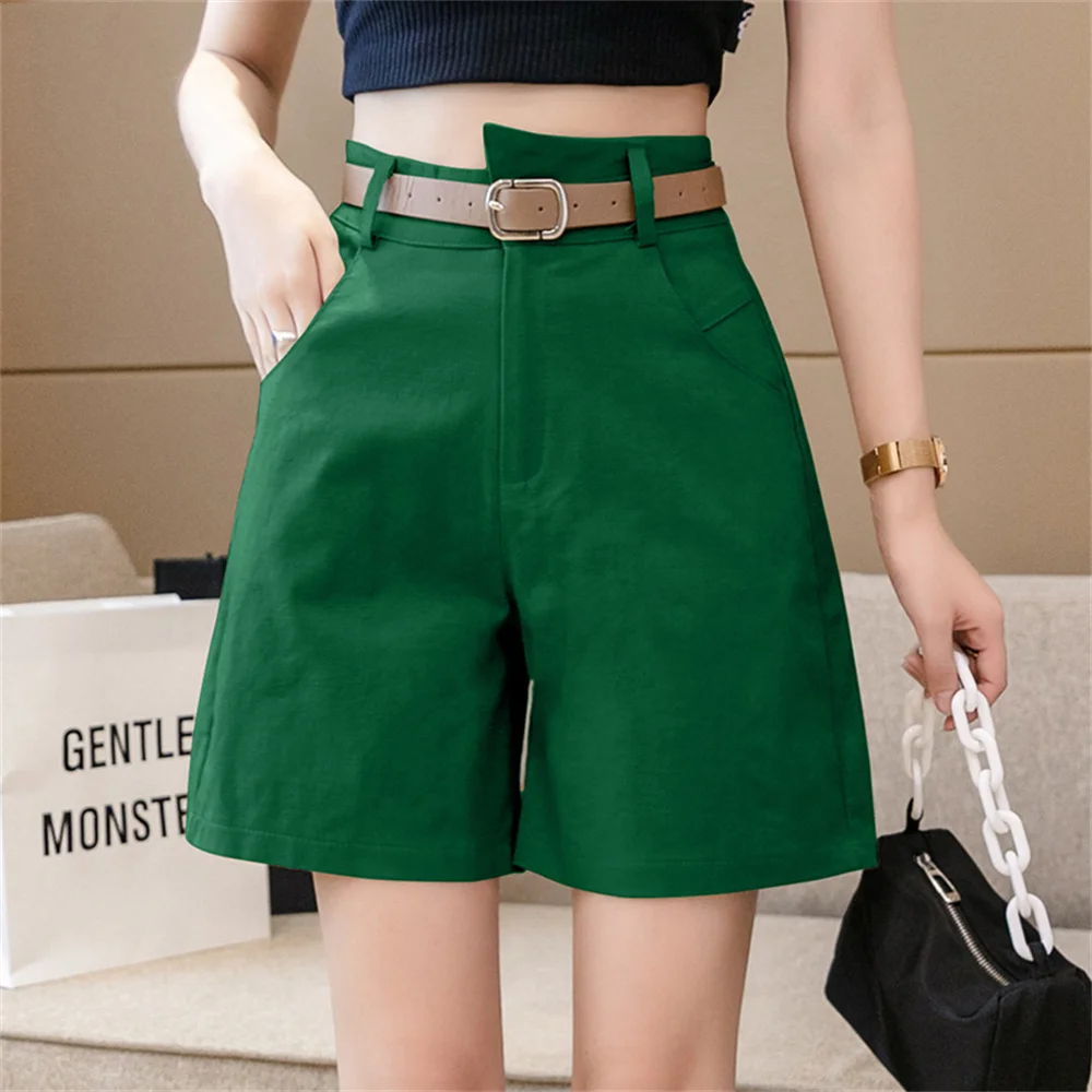 

streetwear high waist sexy casual wide leg shorts women's summer cotton Shorts for women Woman clothes short woman hot pants
