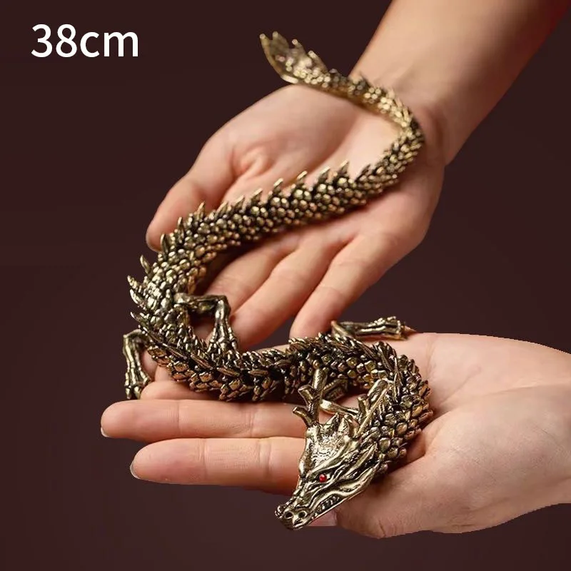 Металлическая статуэтка дракона