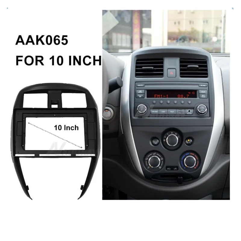 

10 Inch 2din Car Dashboard Dashboard Audio Accessories Adapter Dashboard Frame Kit Car DVD Frame For Nissan New Sunshine 2015