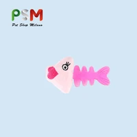 psm pet toy with bell simulation puppet fish funny cat toy tpr soft glue high quality pp cotton cat chewing toy