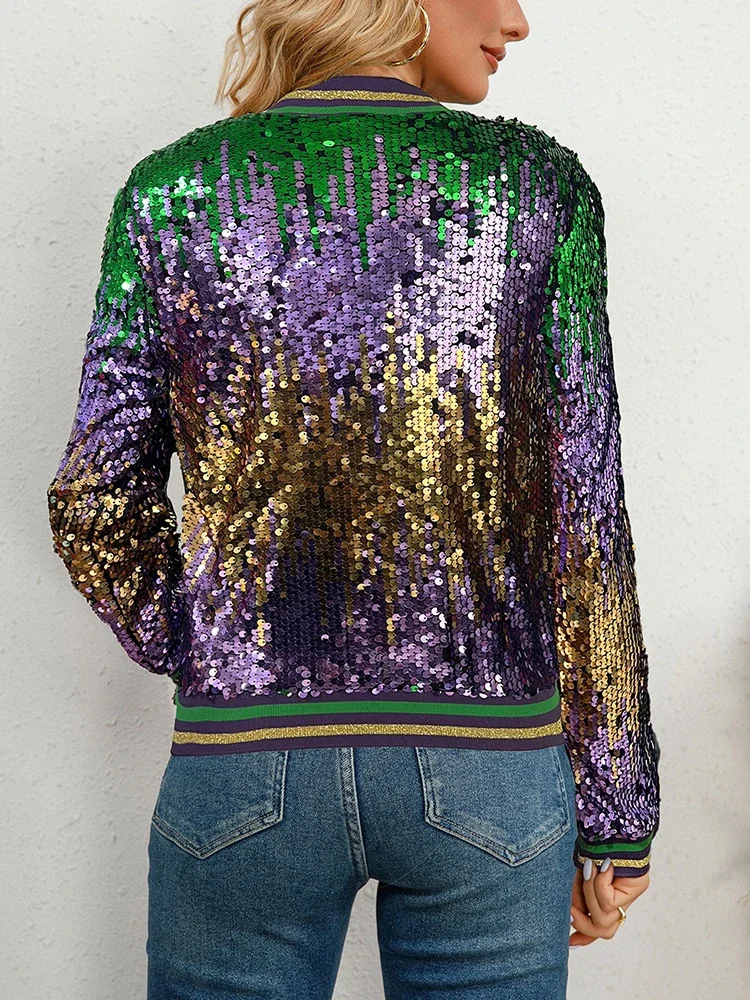 Рисунок 3 - Женская бейсбольная куртка с блестками