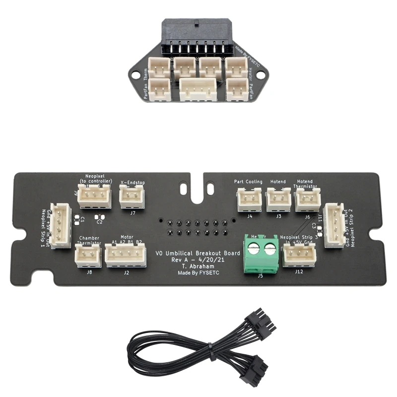 

VORON V0.1 UMBILICAL PCB Set Complate Tool Head + Frame Pair of Assembled PCB Boards Support Neopixel