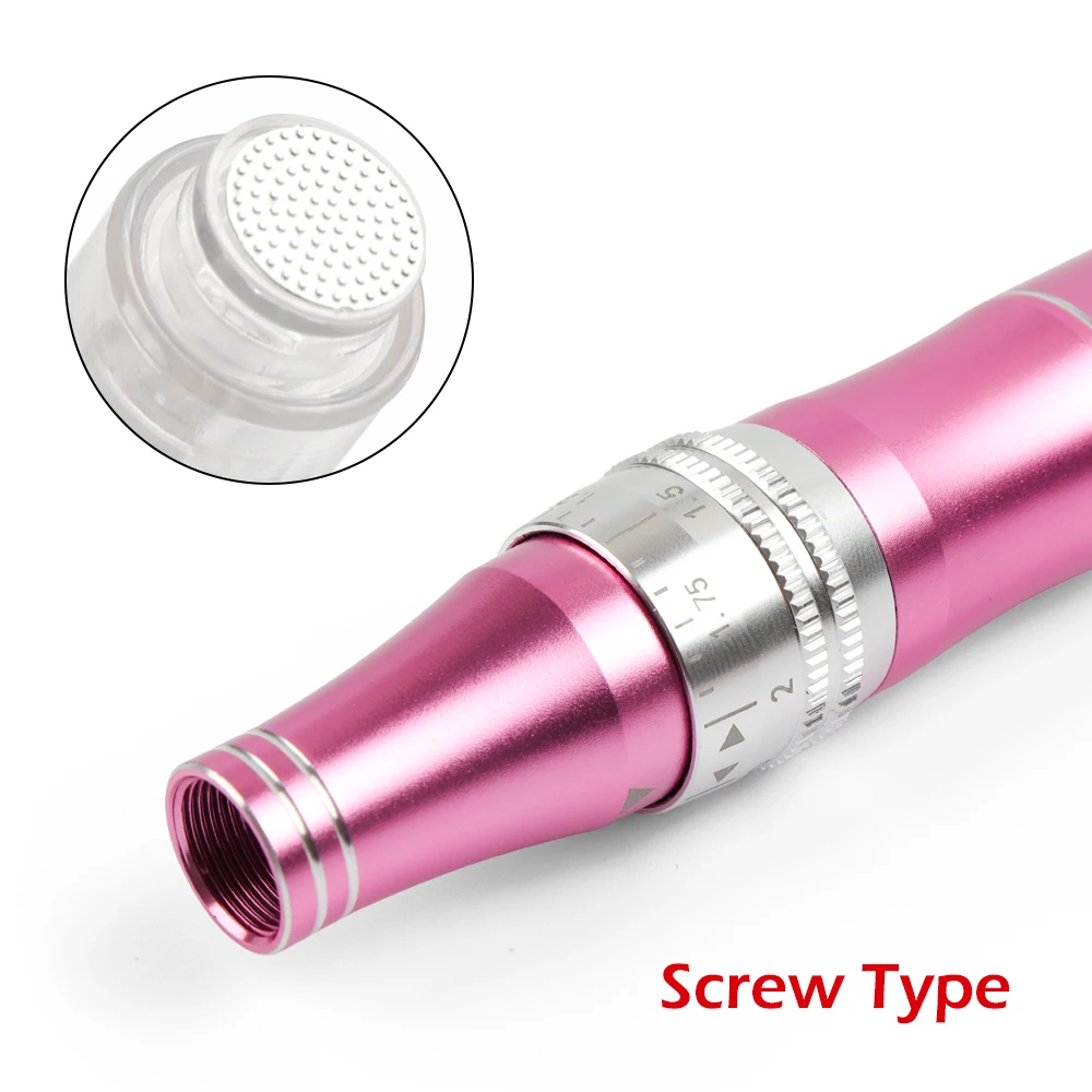 10/50 шт. Dr Pen картридж иглы винтовой порт для Derma Nano/9 Pin/12 Pin/36 Pin Micro Сменные головка