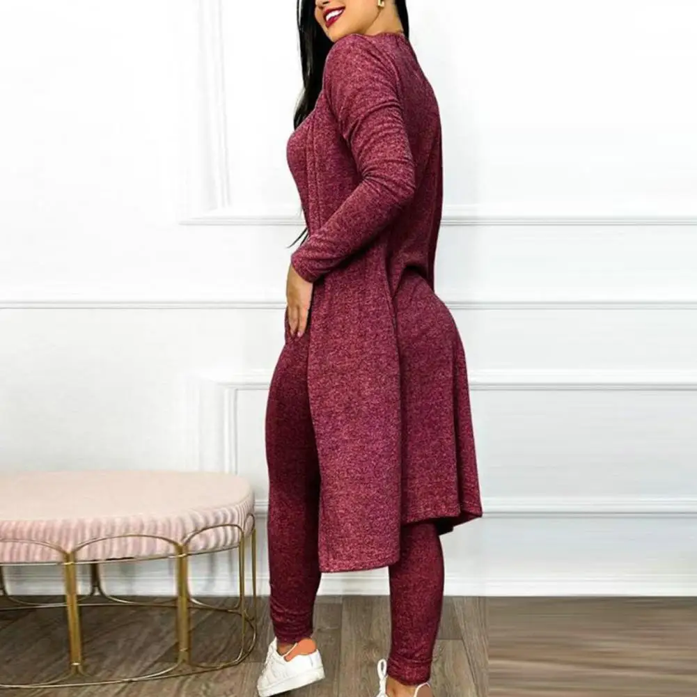 

U Neck Tank Top Stylish Women's Jumpsuit Coat Set Slim Fit High Waist Pockets for Homewear Sports Activities Sporty Style