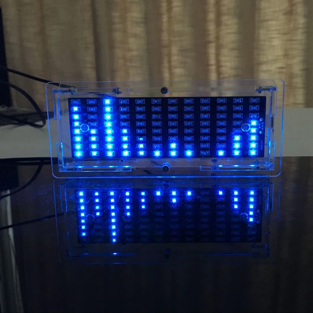 

DIY музыкальный уровень спектра, индикатор анимации SCM, светодиодный дисплей, производственный набор SMD, светодиодсветодиодный вспышка, элек...