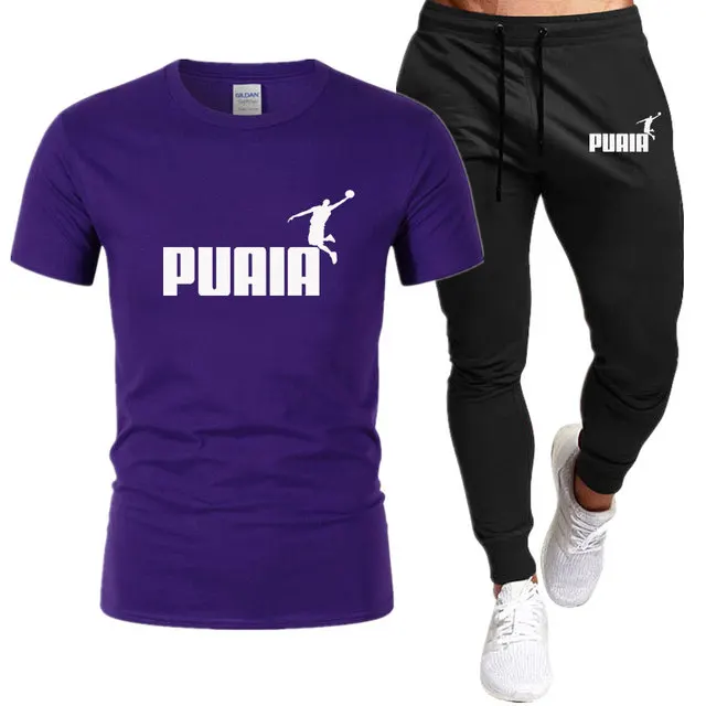 2023Summer hot Men's T-Shirt + Pants Suit Men's Sports Suit Brand LOGO Printing Casual Fashion Cotton Short Sleeves T-shirt sets