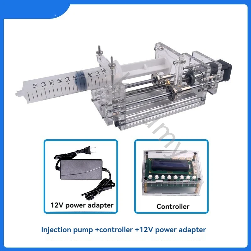Лабораторный микрошприцевой насос настольный инъекционный шприц-пропеллер
