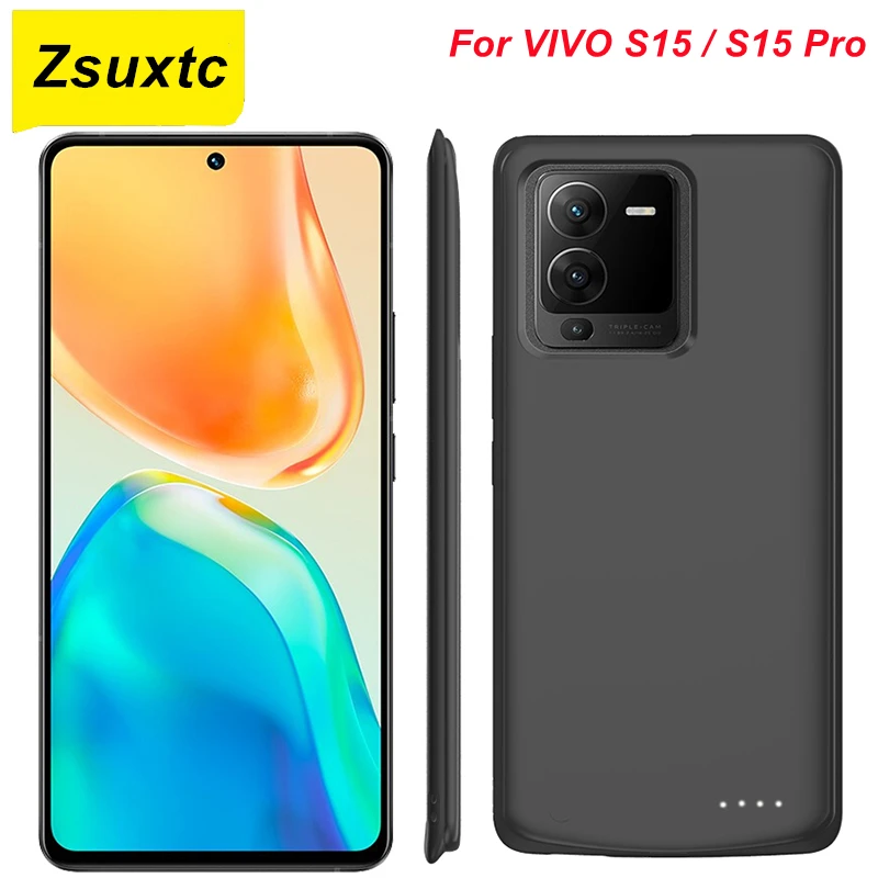 

6800Mah Battery Charger Case For VIVO S15 Power Case S15 Pro Power Bank Phone Bag Cover For VIVO S15 Pro Battery Case Capa