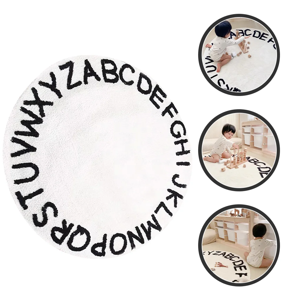 

Bedroom Rug Carpet Non-slip Decorative Hotel Floor Mat Round Floor Mat Supple Floor Cushio Decorative Floor Rug