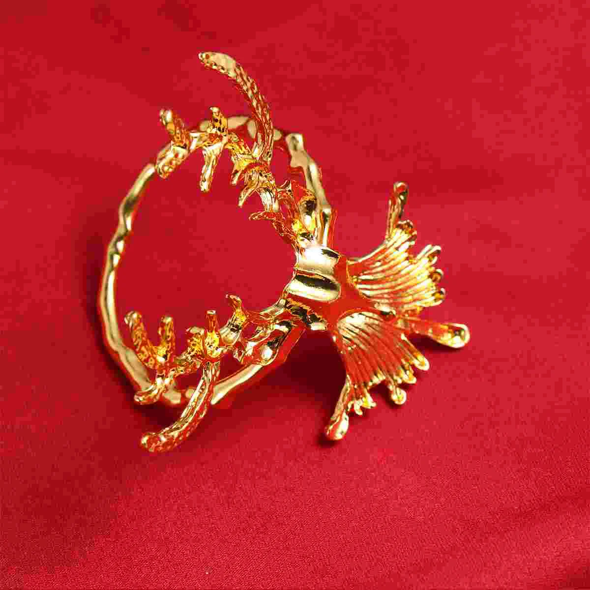 

6pcs Napkin Rings Creative Reindeer Napkin Holder Table for Events Celebration