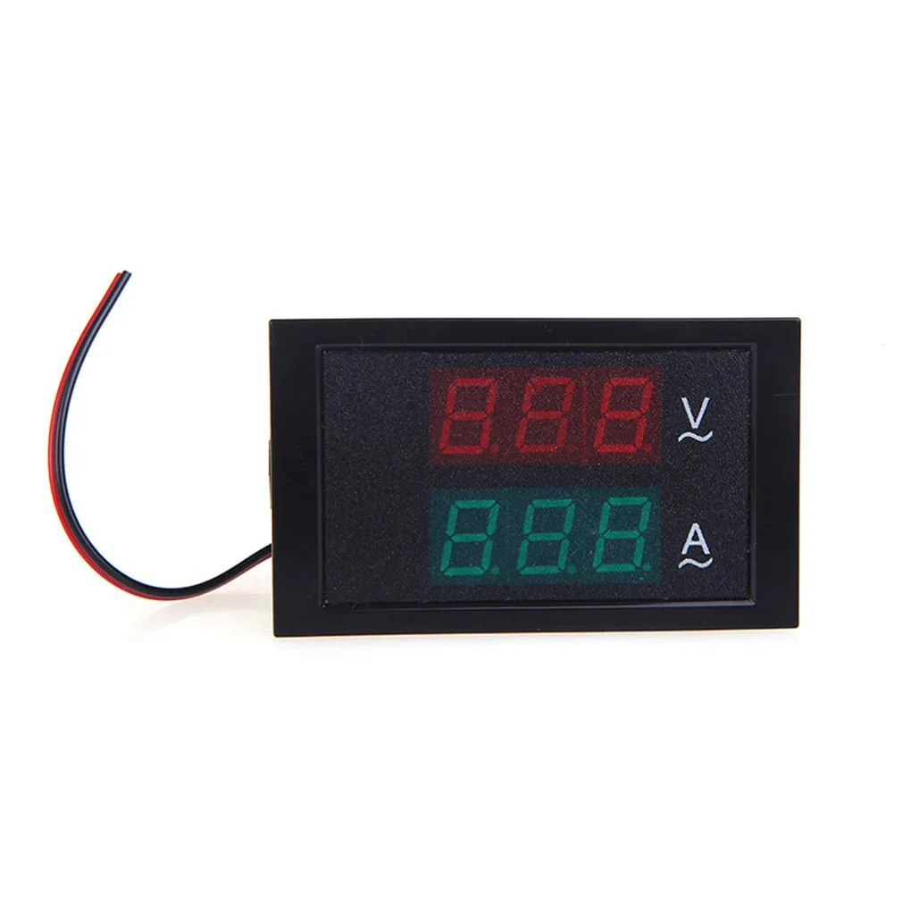 

DL85-2042 2 in 1 Volt Amp Panel Meter 80-300V 100A AC Voltmeter Ammeter Digital AC Dual Display Current Voltage Tester