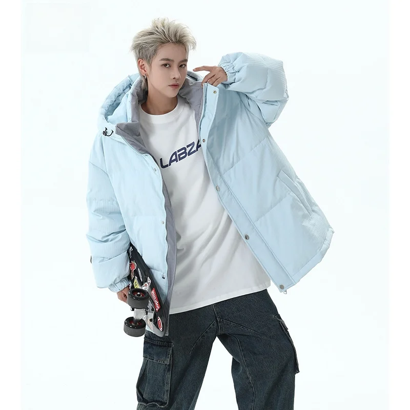 Пуховик Senma мужской и женский одинаковый утолщенный 90-й белый утиный пух