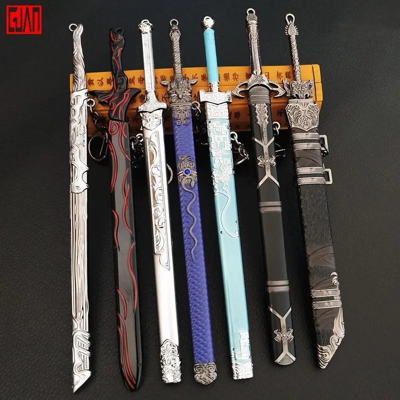 22 см меч MoDaoZuShi аниме Катана swстержни сплав брелок сувенир Espadas оружие