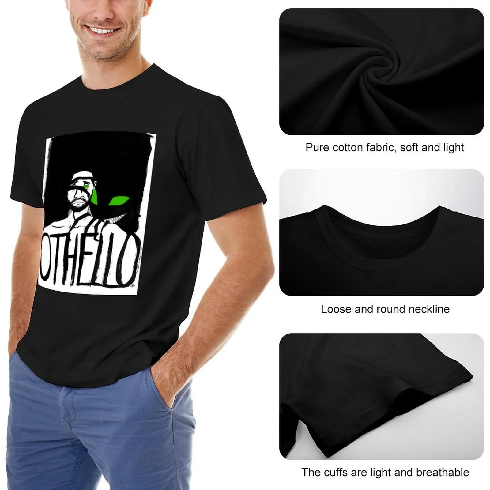 Футболка Othello летние топы эстетичная одежда необходимая футболка набор футболок